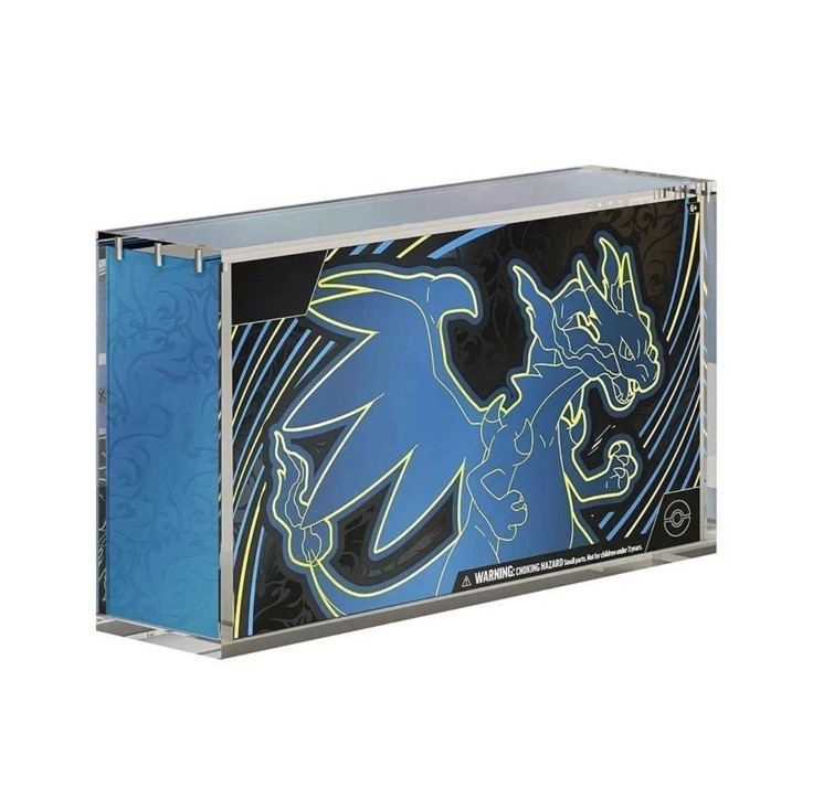 1x Acrylic Display Case for Pokemon Mega Charizard EX UPC BOX