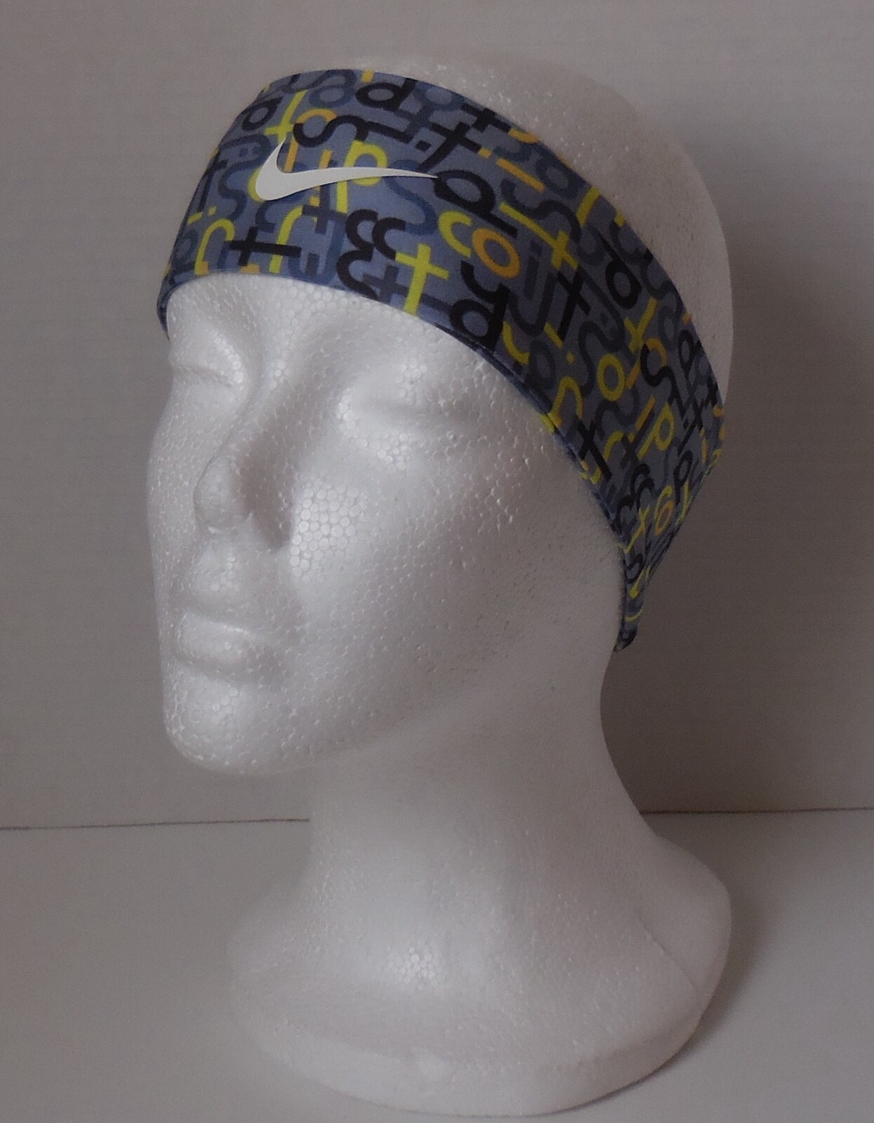 Nike Fury Headband 2.0 Printed Girl Youth Black/Dynamic Yellow/White
