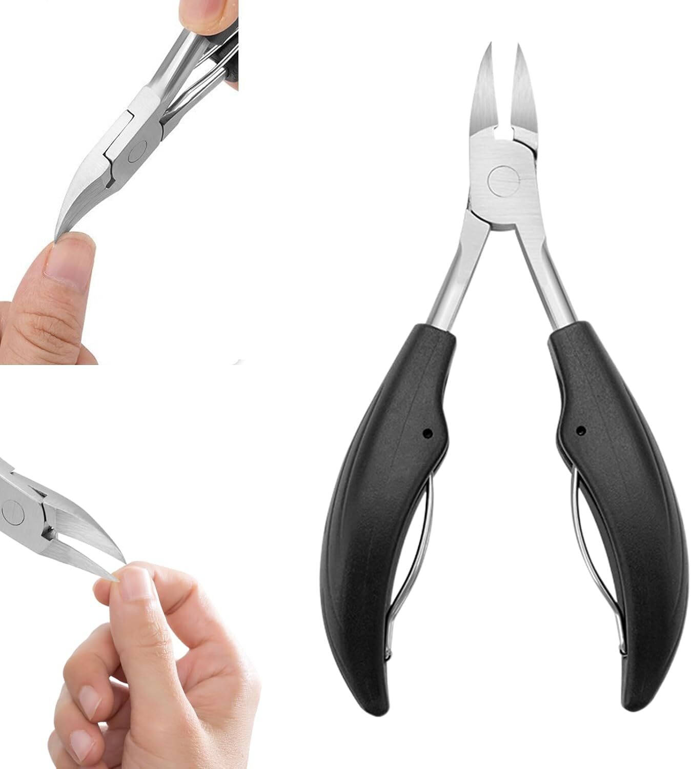 Wide Jaw Opening Anti-Splash Slanted Nail Clipper, 2025 New Ultra Sharp Clippers