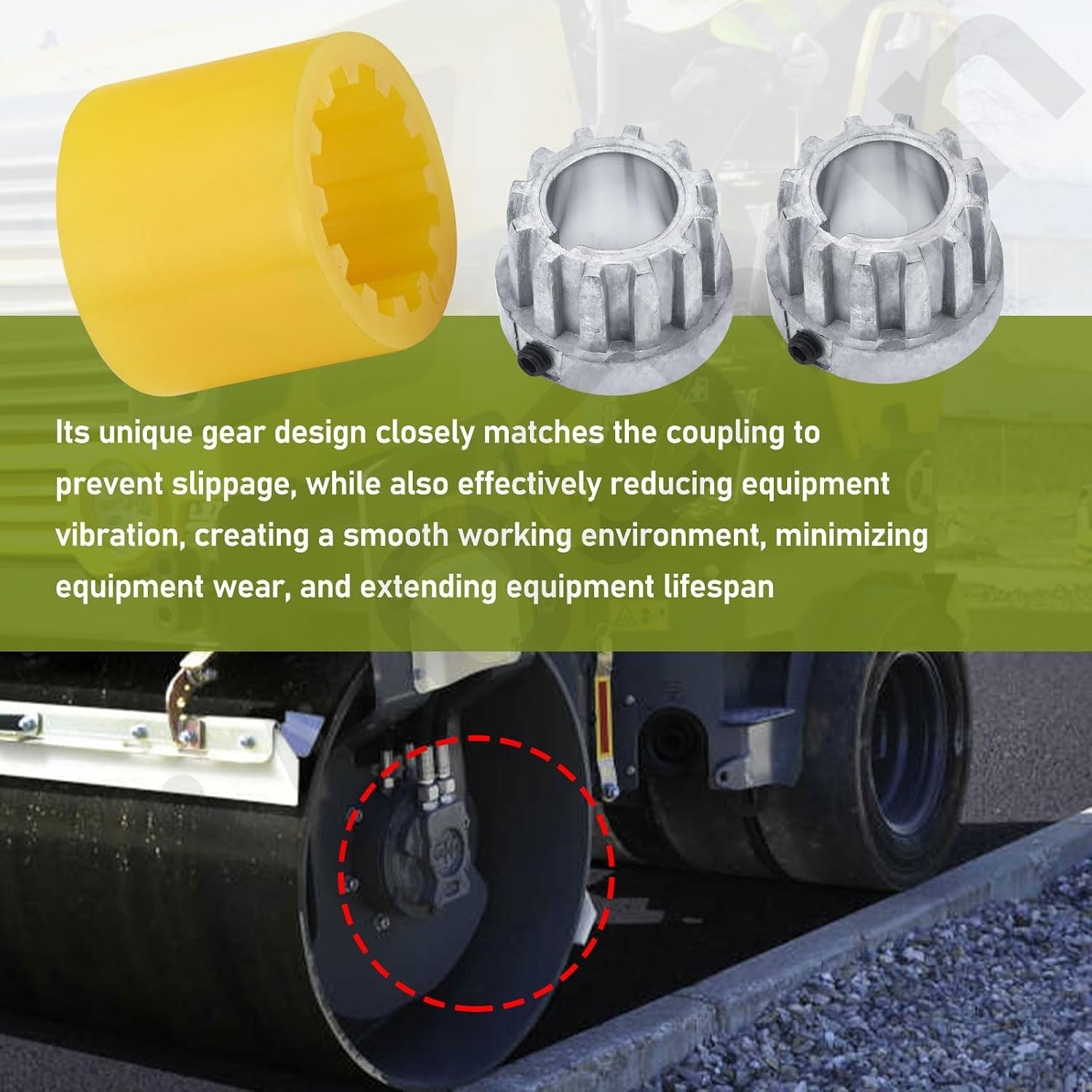 Compatible with Wacker Neuson RD880 RD11 RD12-90 RD16-100 Rollers, Replaces