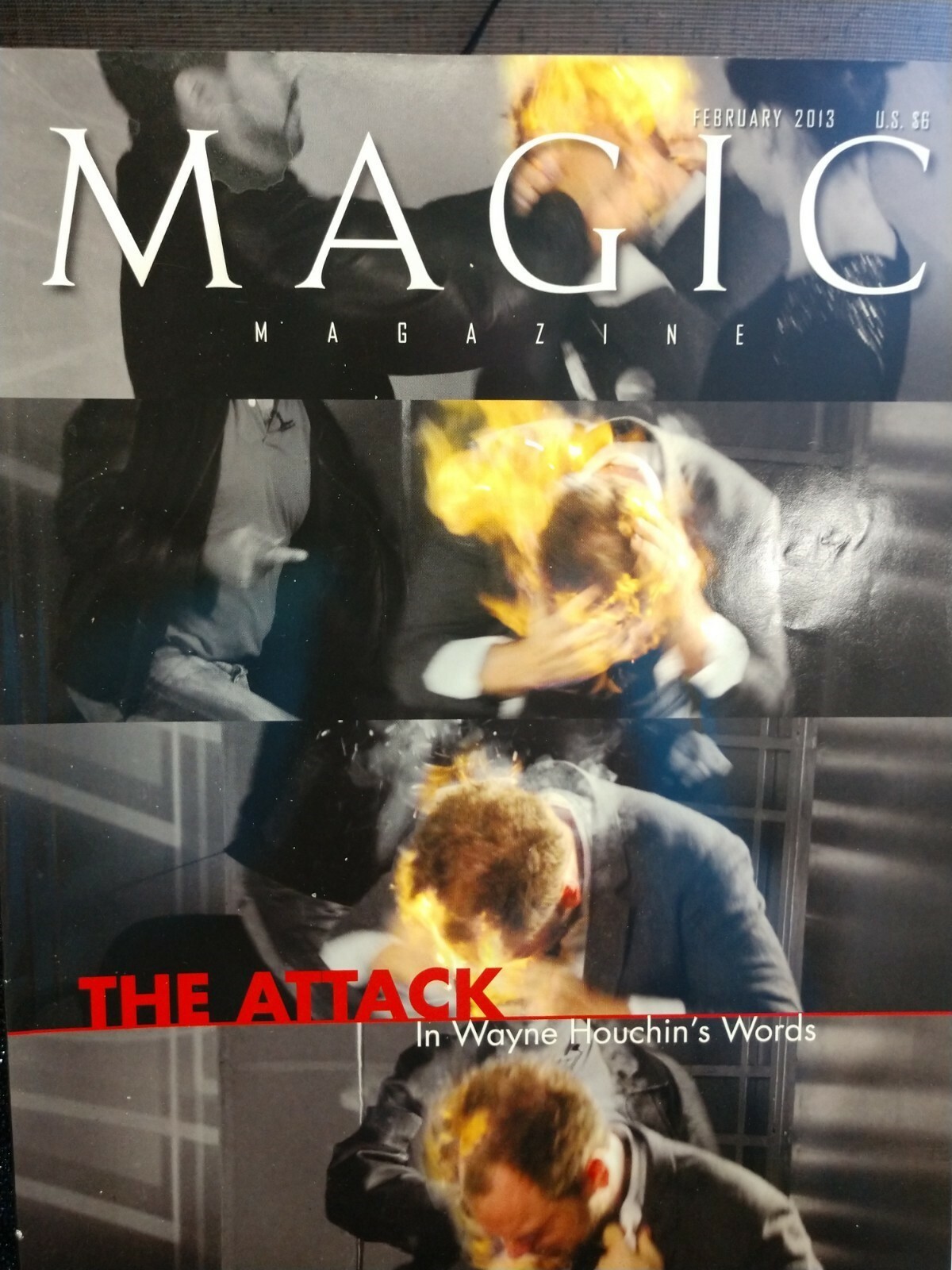 Wayne Houchin Lite on Fire Magic Magazine 2013 Lupe Nielsen Doug Henning Music
