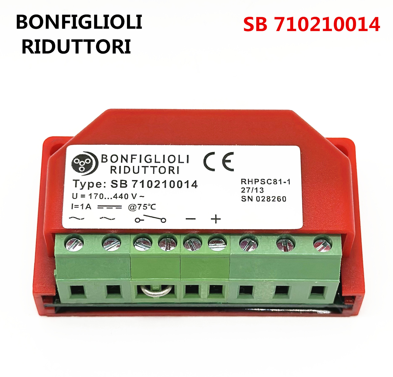 1pc Overexcitation rectifier TYPE SB 710210014 U=170-440V 1A