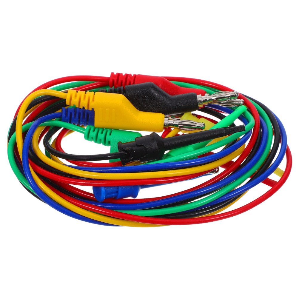 5 Pcs Electronics Test Leads Flexible Cables Multimeter Probe Wires
