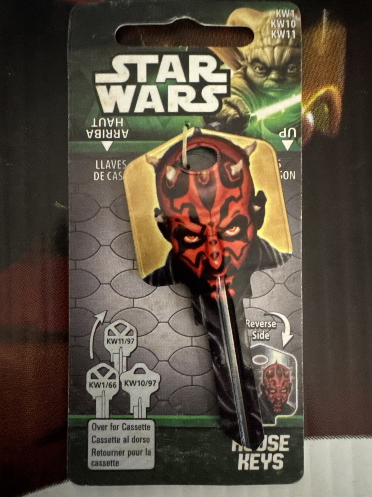 Hillman Key Star Wars Darth Maul Fan Series KW1/10/11 Blank Key Disney