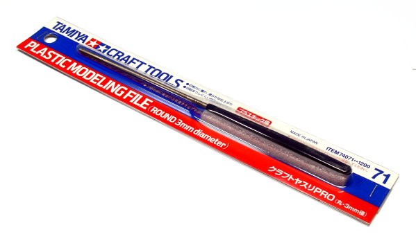TAMIYA Model Craft Tools Plastic Modeling File (3mm) 74071