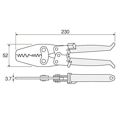 Hozan P-707 Open Barrel Crimper