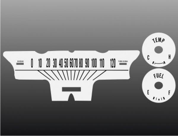 White Face Gauges for 1964-1966 Ford Mustang