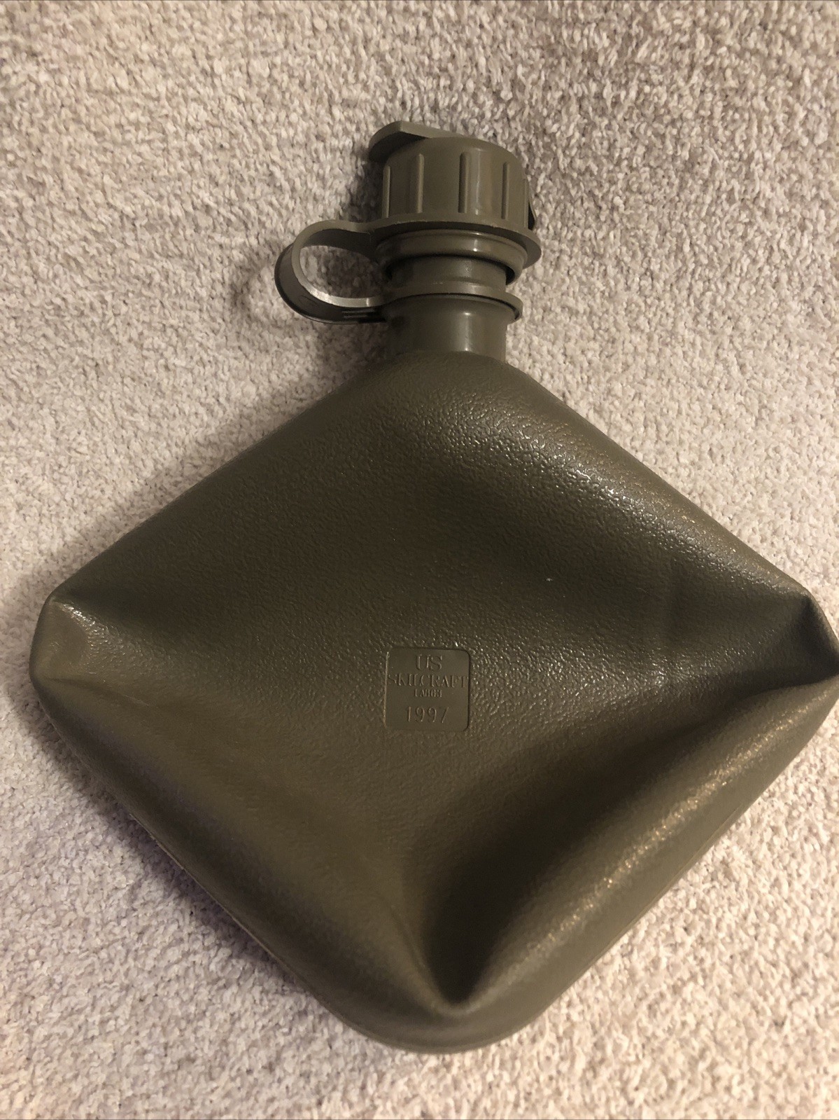 US MILITARY 2 QUART OD GREEN CANTEEN " SKILCRAFT 1997"