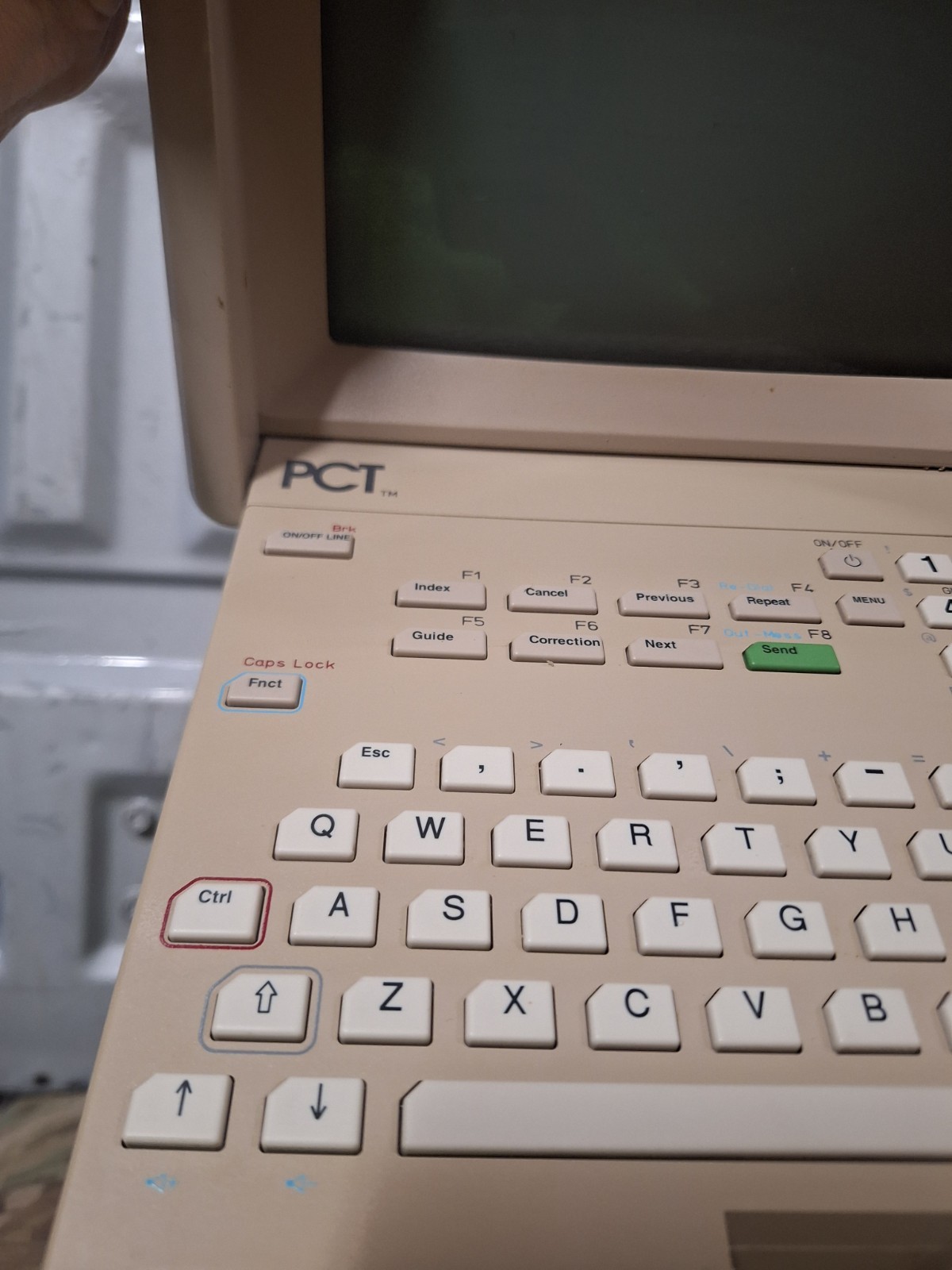 Vintage Alcatel PCT Trident Technologies Retro Computer V0 Gaming Home Computing
