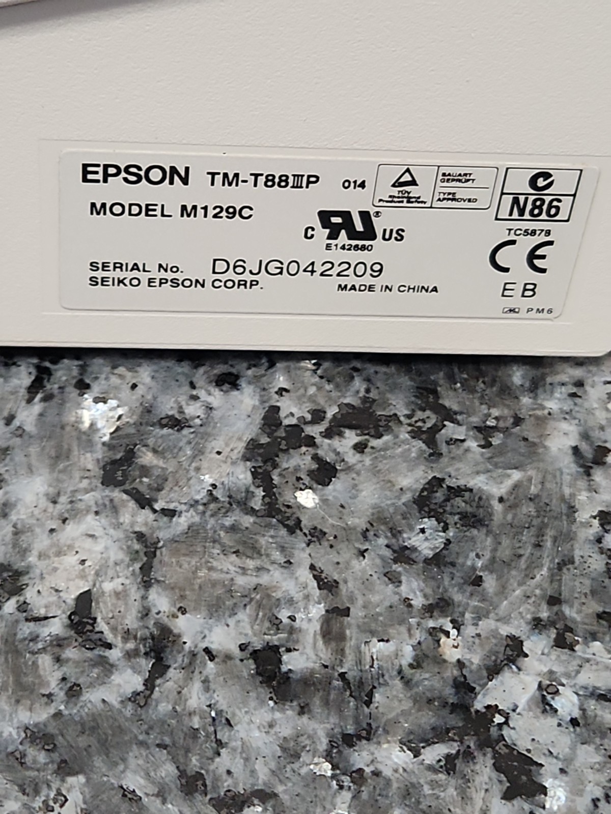 Epson TM-T88IIP Thermal Receipt Printer