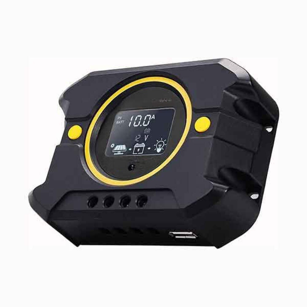 BougeRV 10A PWM Solar Charge Controller 12V/24V USB for Lithium AGM