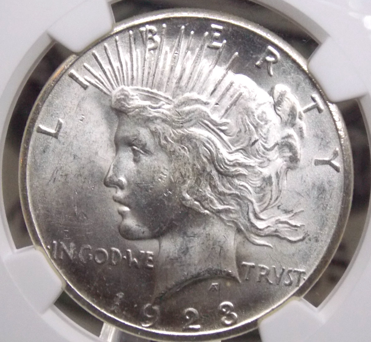 1923 "S" Peace SILVER Dollar $1 NGC MS63 #036 Unc BU Uncirculated ECC&C, Inc.