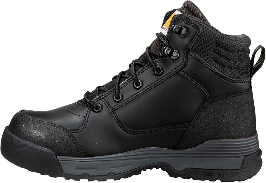 Carhartt 6" HD Force Waterproof Composite Toe Black Boot