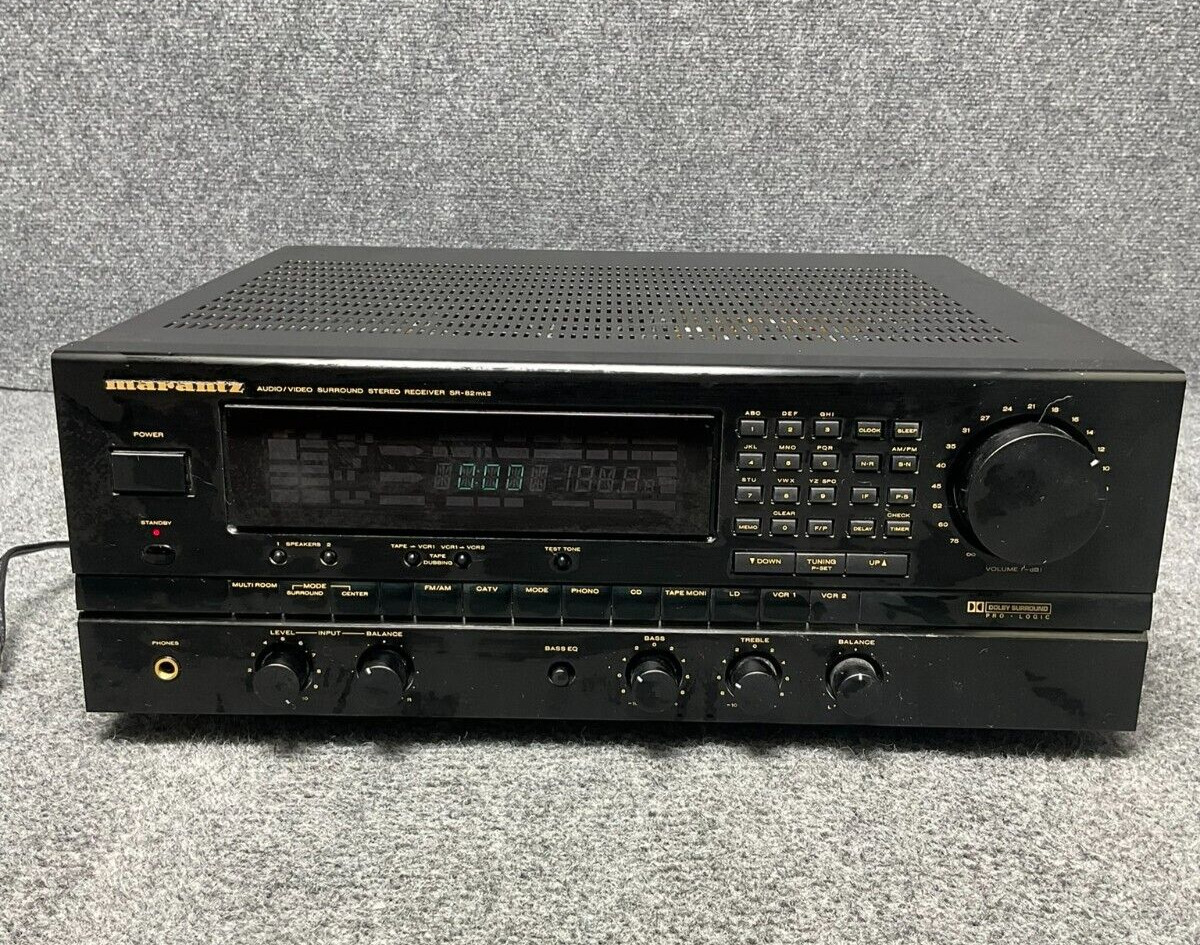 Marantz SR-82MKII Receiver Surround Sound Home Theater Black 21319