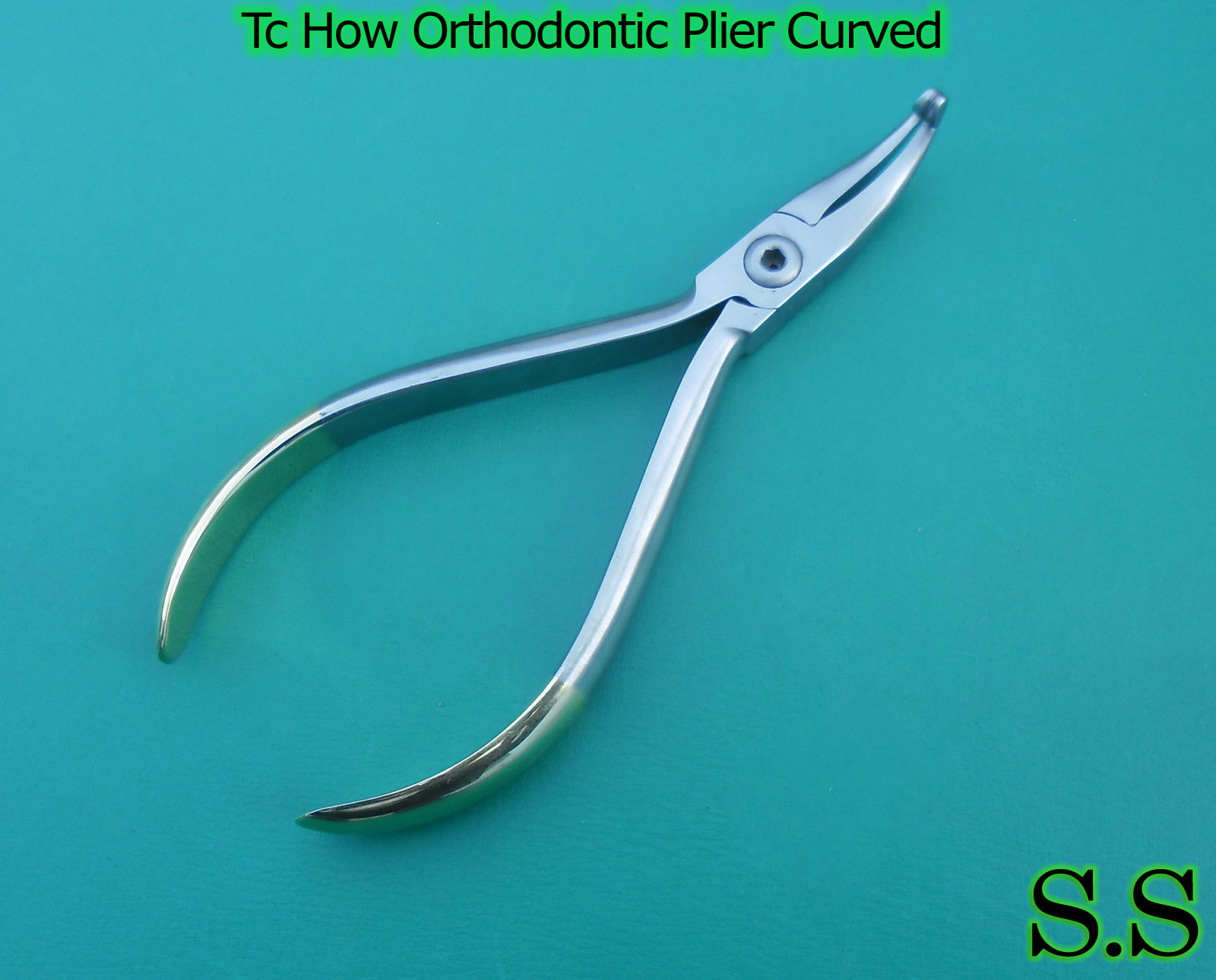 Tc How Orthodontic Plier Curved Surgical, Dental Instruments