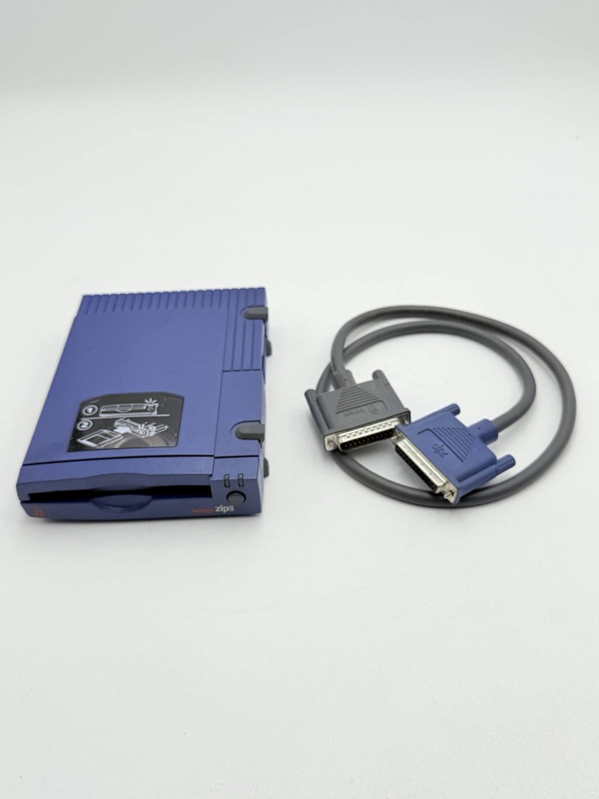 Iomega - 100MB External PC Zip Drive - Blue No Ac Adapter