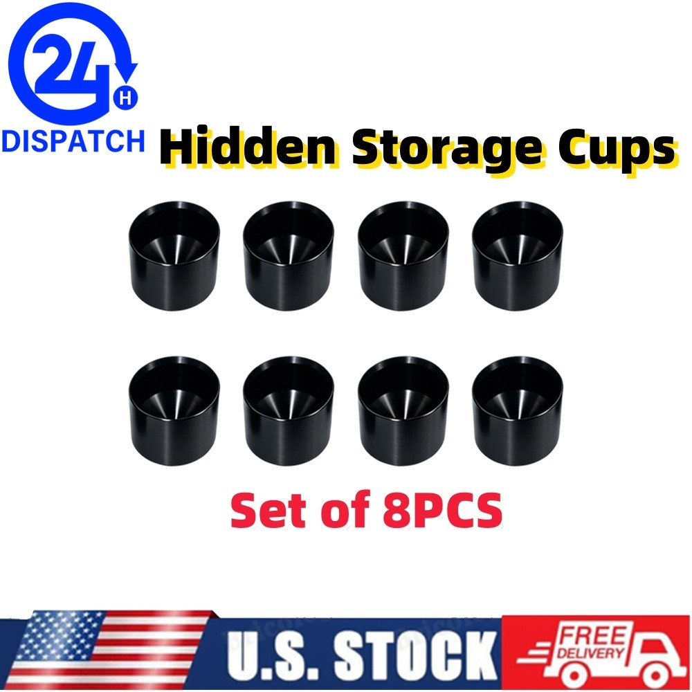 Anodized Aluminum Non Freeze Plugs For Maglite C Cell Dry Storage Hidden Cups