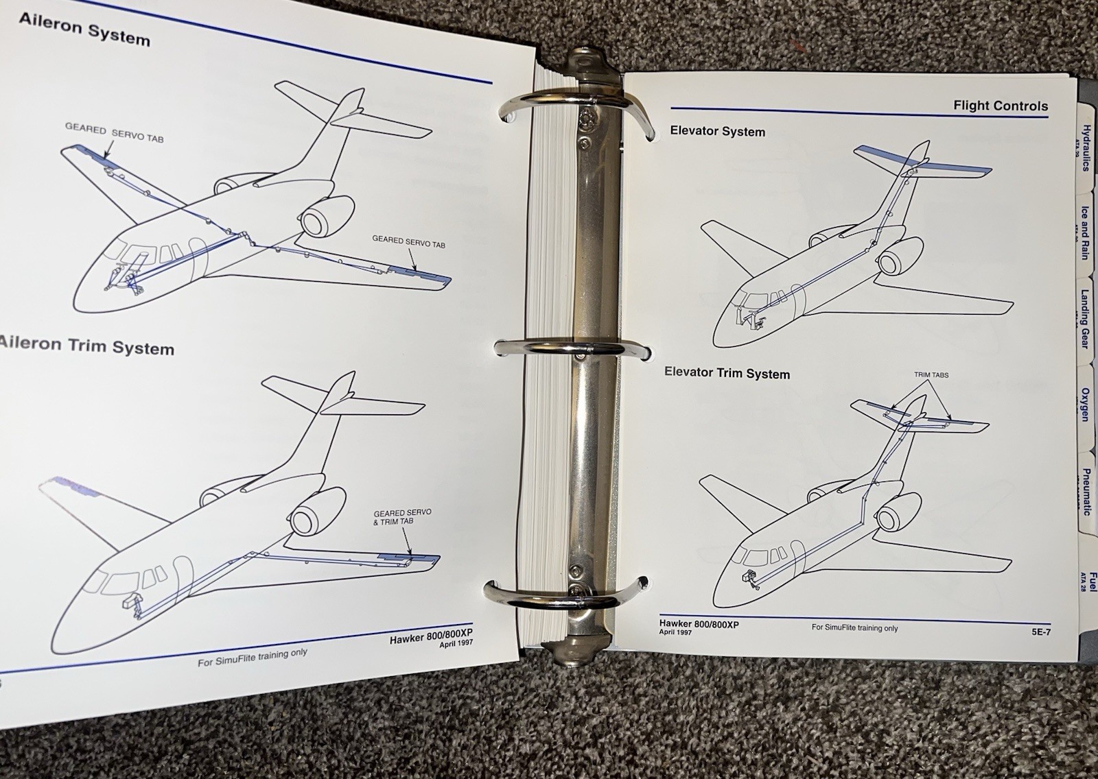 SimuFlite Hawker 800/800XP Technical Manual