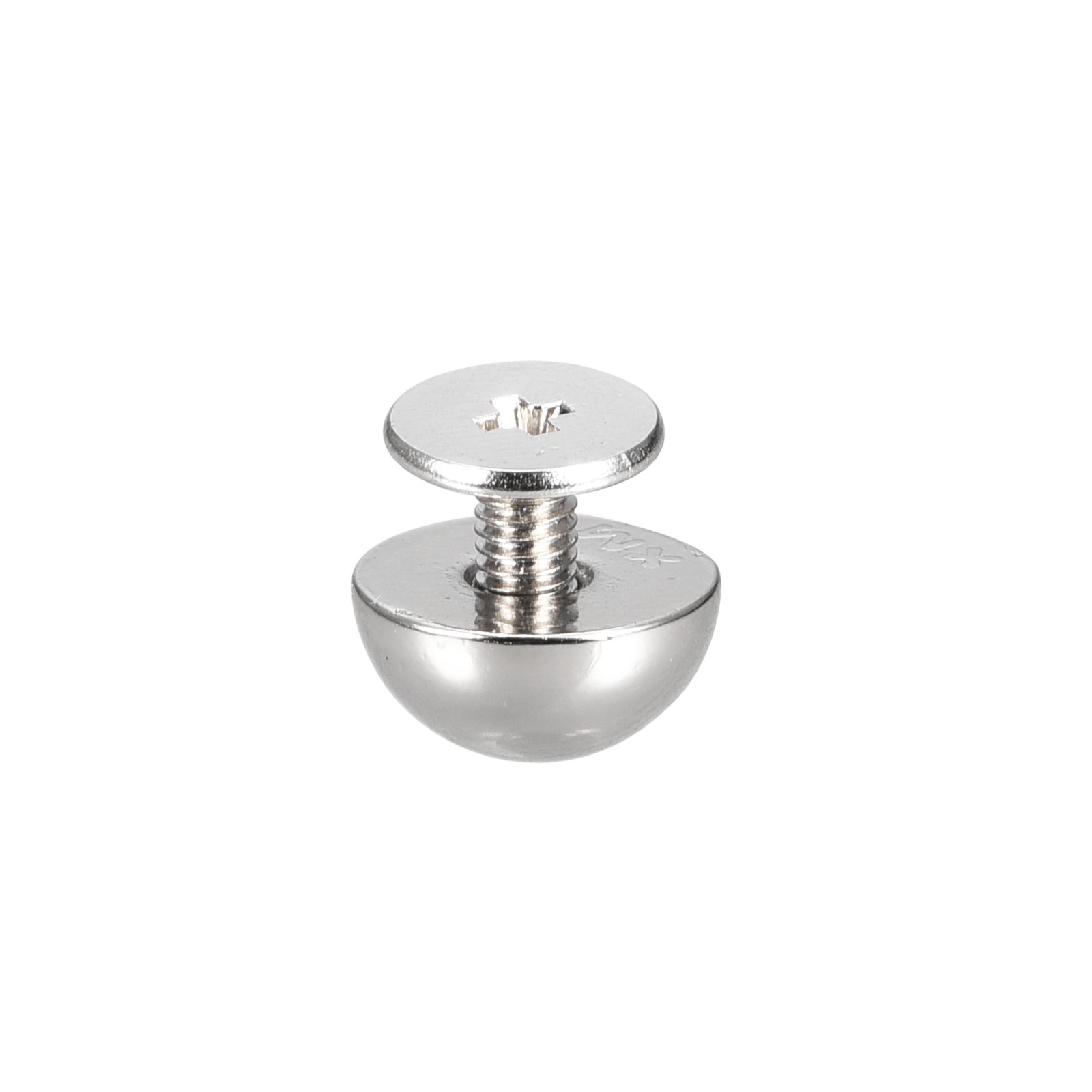 20 Set 10x6mm Screw Back Rivets Solid Round Head Leather Studs Silver