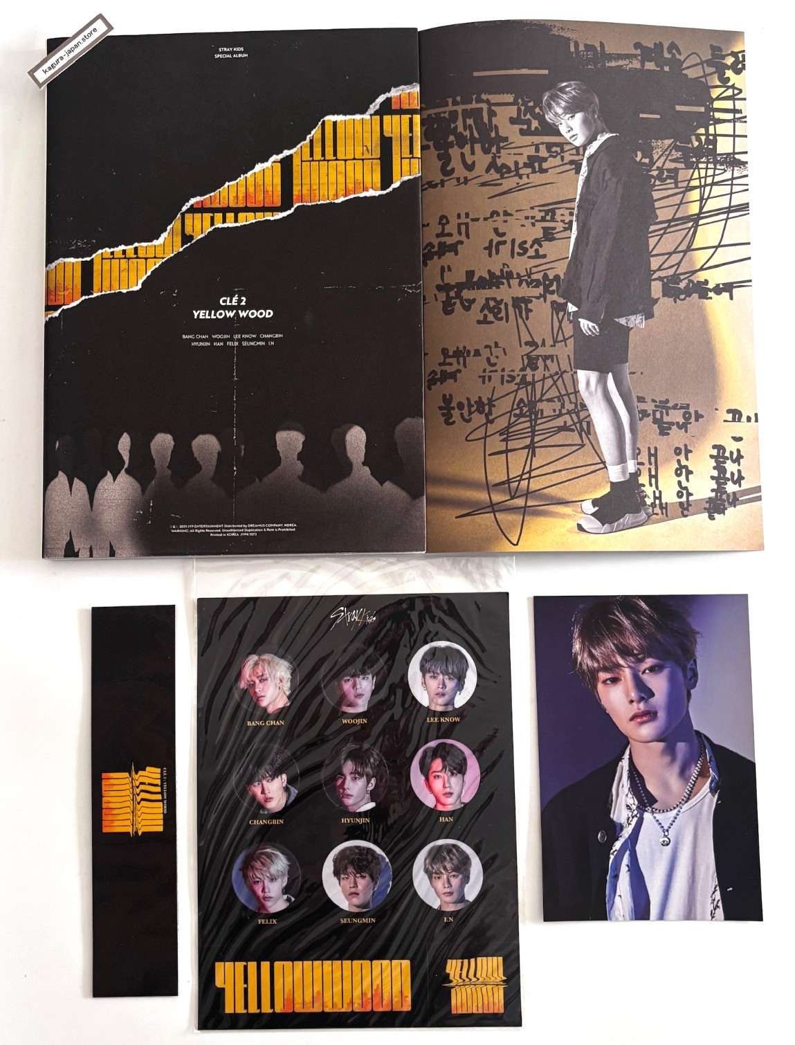 Stray Kids [I.N] Cle 2: Yellow Wood Limited ver. CD + Photo + etc.