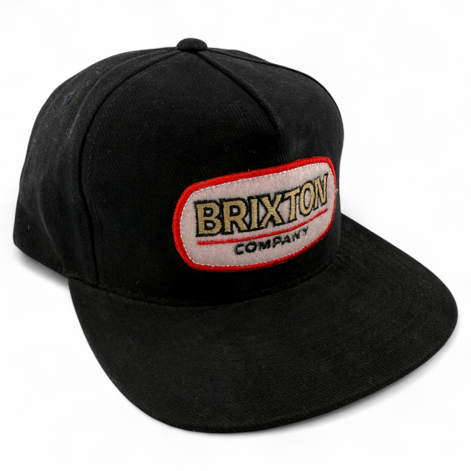 Brixton Company Canyon MP Cotton Black A-Frame Snapback Adjustable Hat Cap