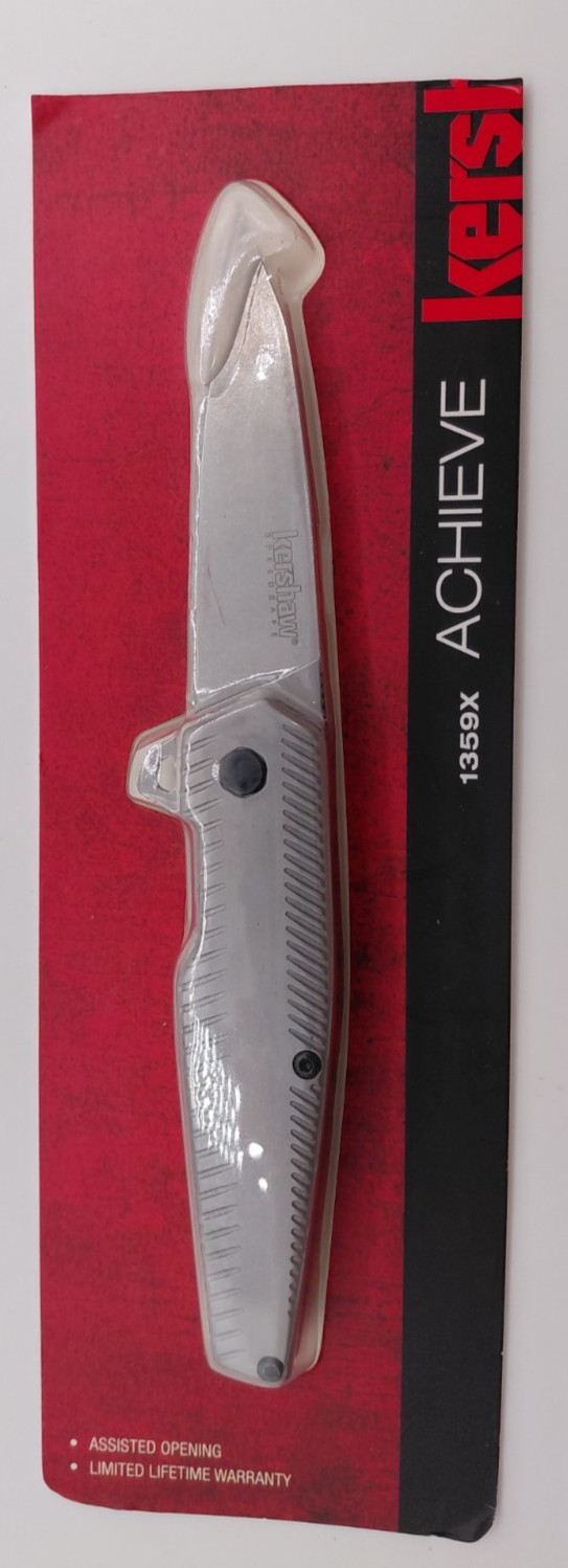 Kershaw Achieve Framelock Assisted Pocket Knife 2.75" Stainless Steel 1359X NEW