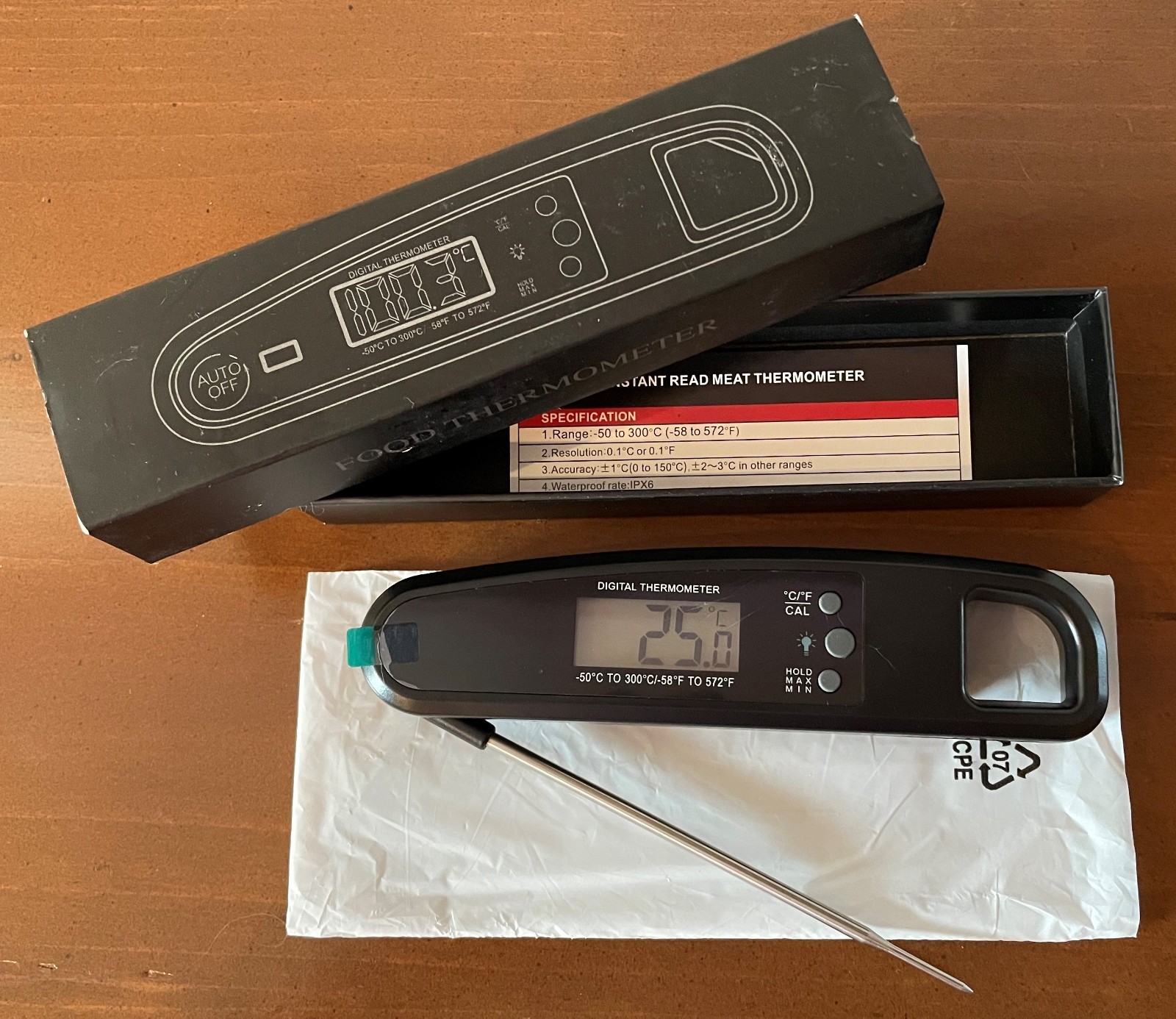 Instant Read Digital Food Thermometer New In Box Never Used