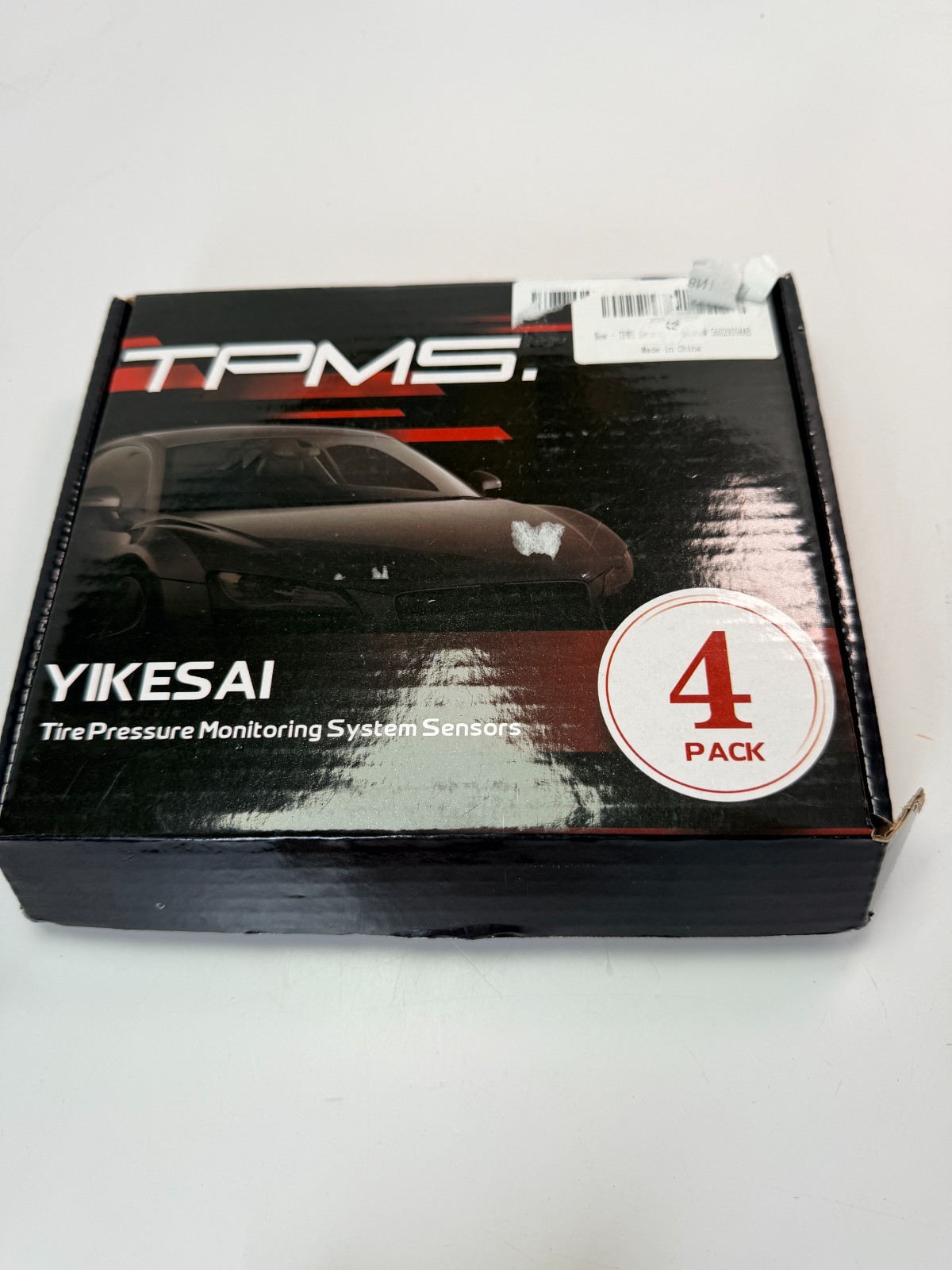 4-Pack Pre-Programmed TPMS Sensor - 433MHz Tire Pressure Monitoring System Compa