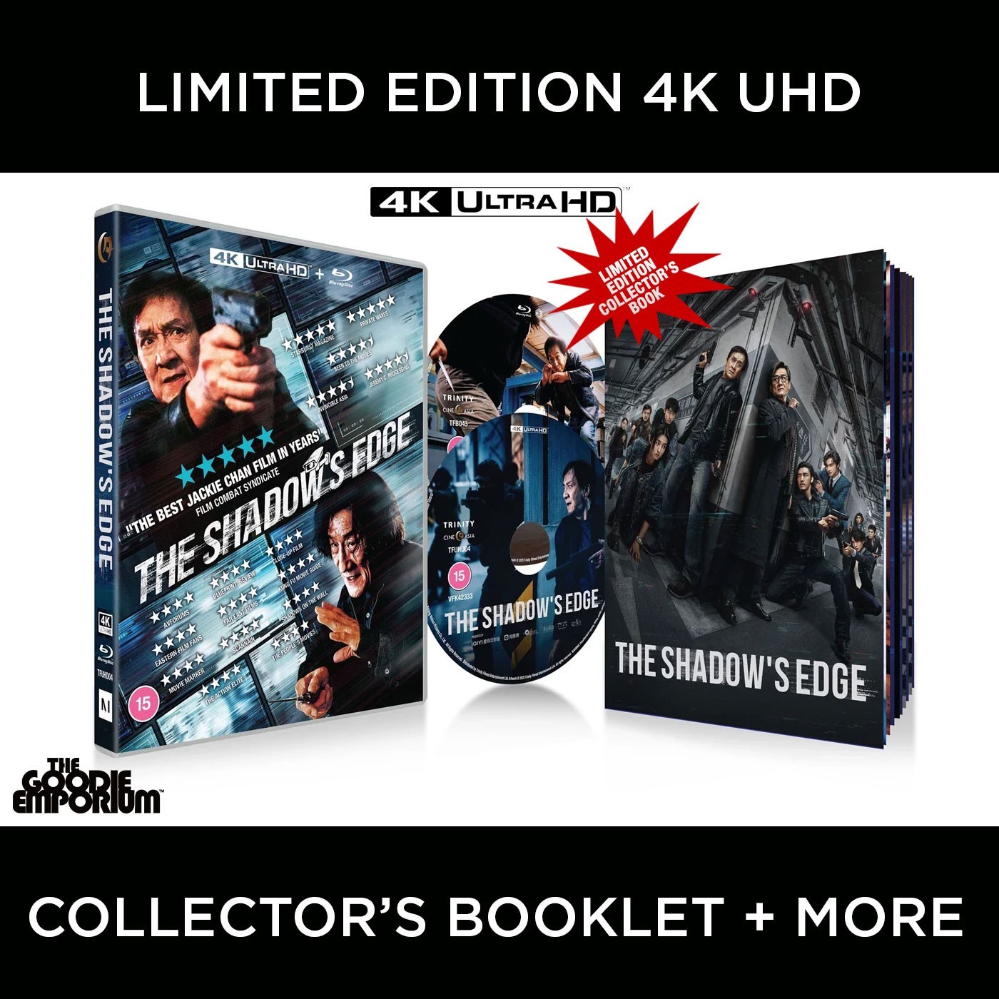The Shadows Edge Blu-ray 4K Ultra HD Jackie Chan Cine Asia Tony Leung Ka-Fai