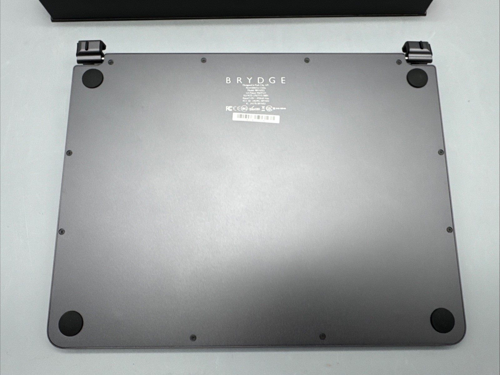 Brydge Wireless Bluetooth Keyboard W/ Backlit Keys for iPad 12.9” Pro 3rd or 4th