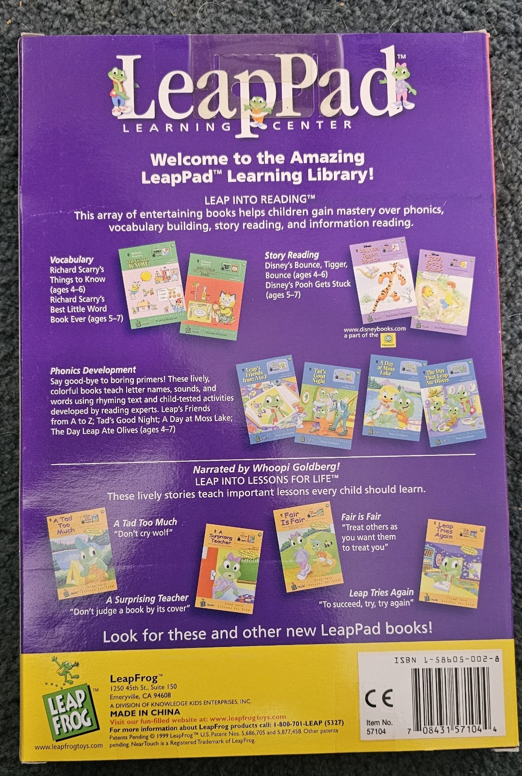 LeapPad Interactive Book And Cartridge - Richard Scarry's Things To Know