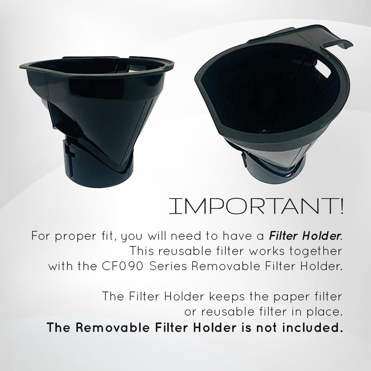 Original Replacement Permanent Reusable Filter for Ninja Coffee Bar Glass The...