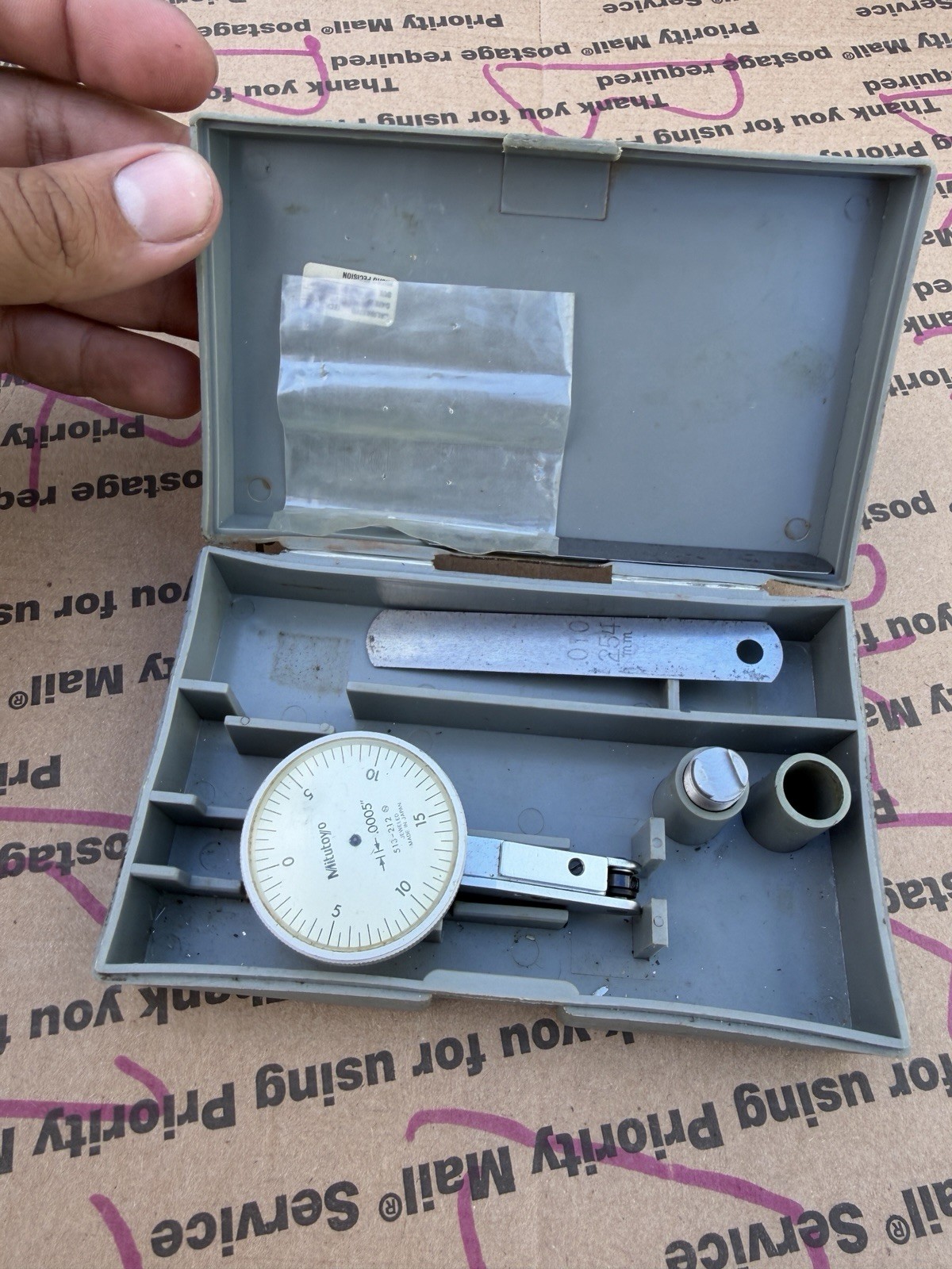 Mitutoyo 513-242 Dial Test Indicator .0005” Machinist Toolmaker Japan