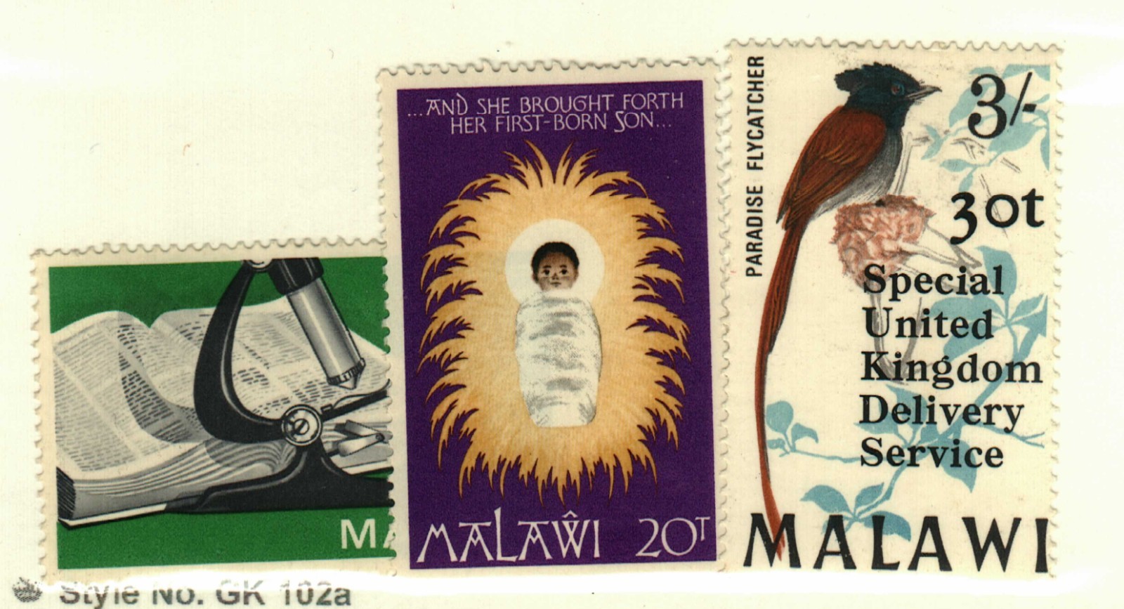 Malawi #33 used, 104, 297 MH