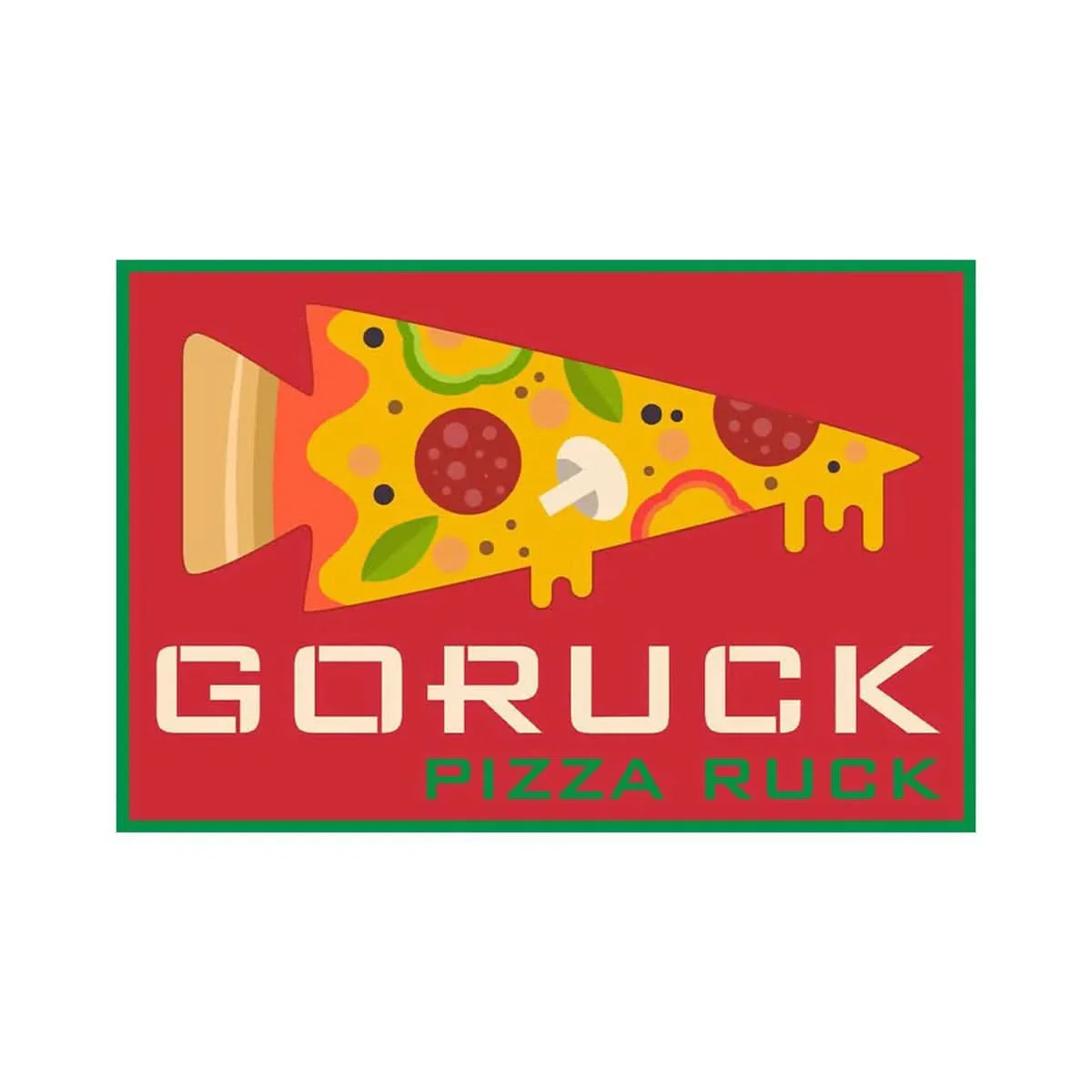 GORUCK Morale Patch Pizza Ruck Pepperoni Slice