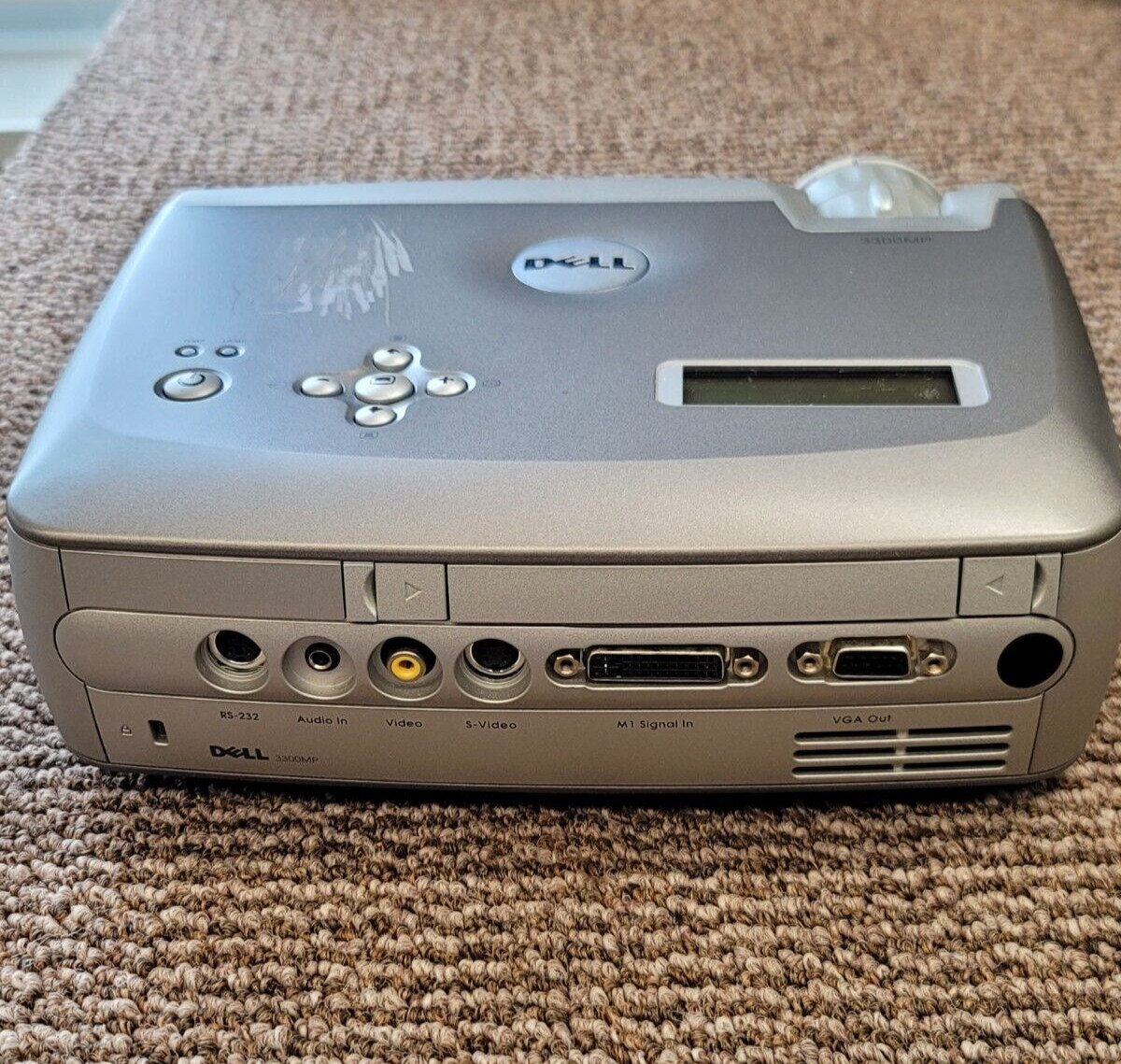 Dell 3300MP DLP Projector Portable Desktop Conference Presentation Remote Laser