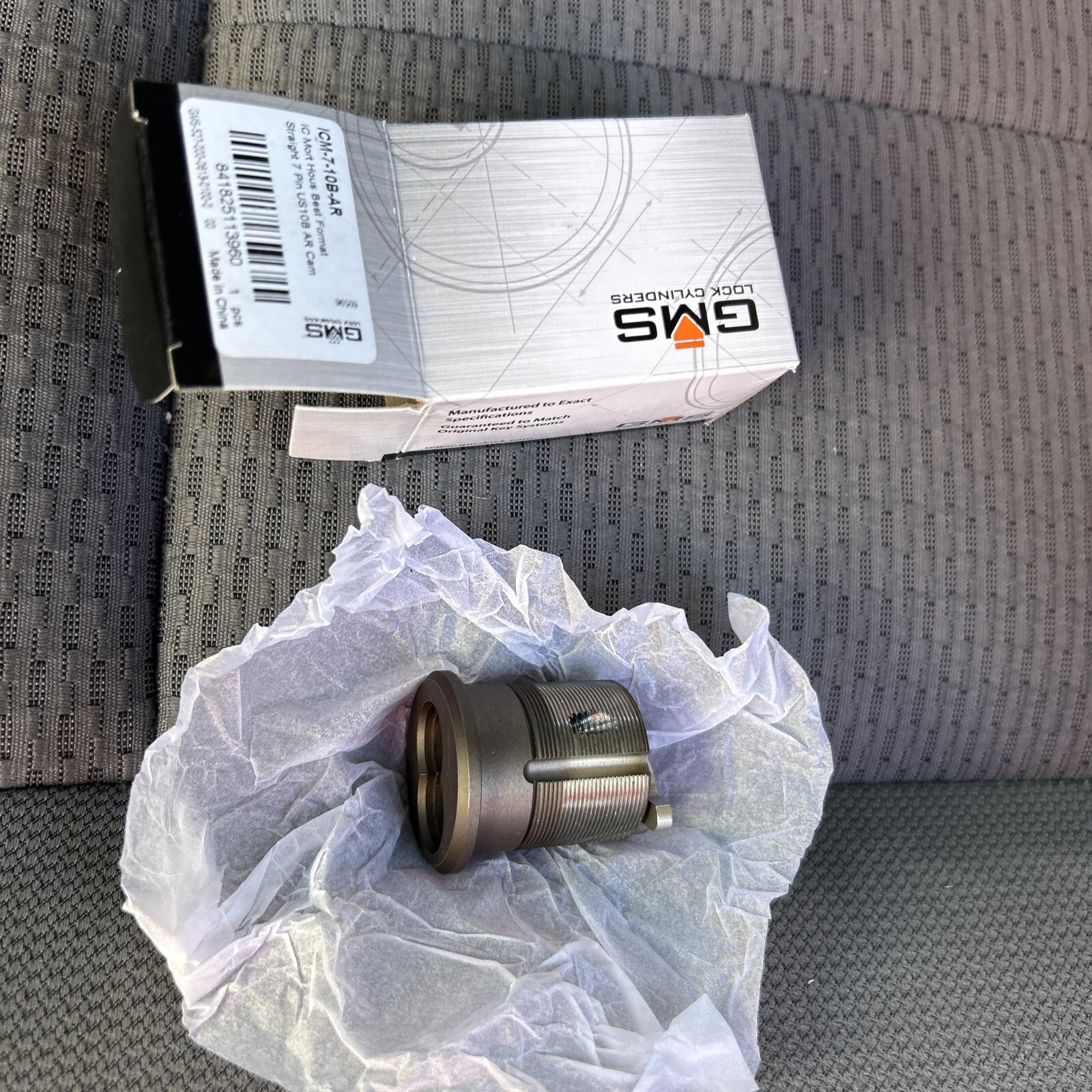 GMS Lock Cylinder Housing Only No Lock Icm 10b Ar New Old Stock