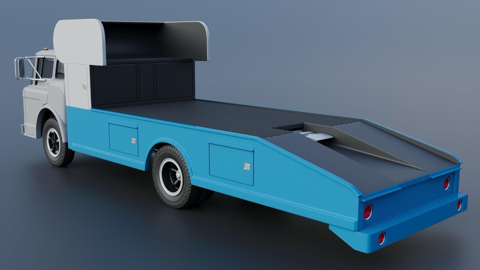 3d Printed 1/25 1972 C-700 Ramp Truck