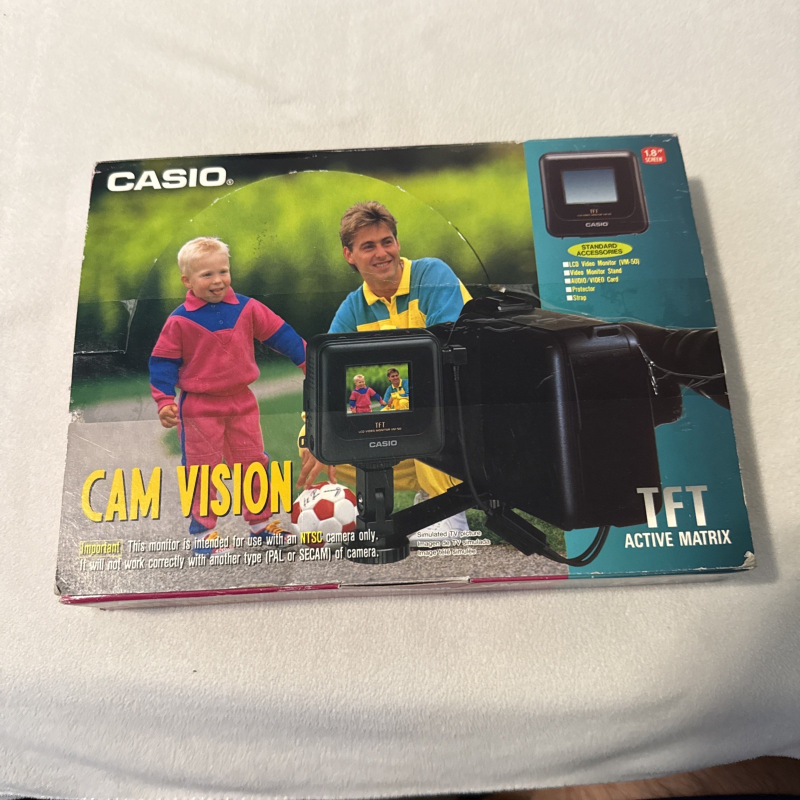 Casio Vm-50 Camcorder Lcd Video Monitor NTSC
