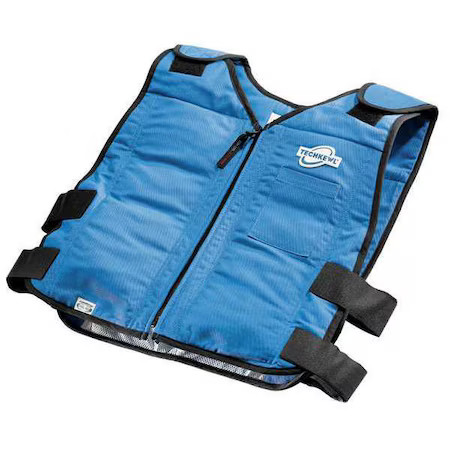 Techniche 6626-N Fire Resistant Cooling Vst, Blue, Flame Resistant Nomex