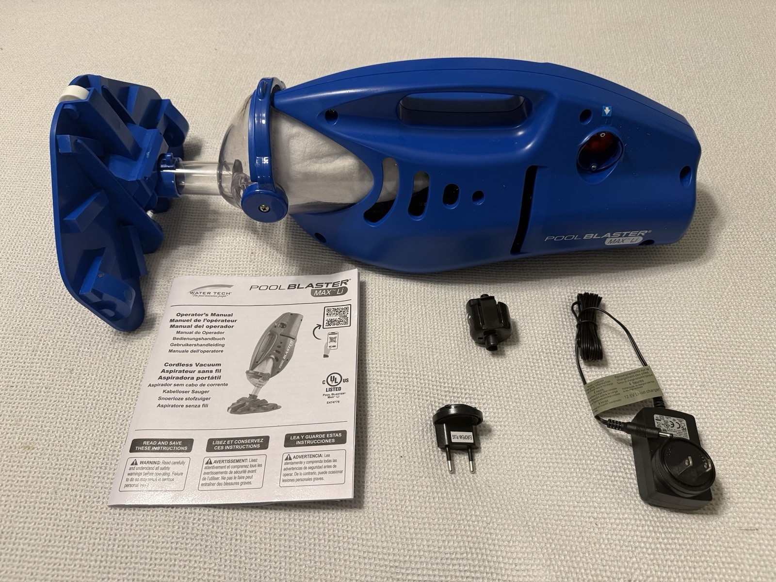 Pool Blaster MAX Li Rechargeable Handheld Pool Spa Vacuum Cleaner P/N 30000ML