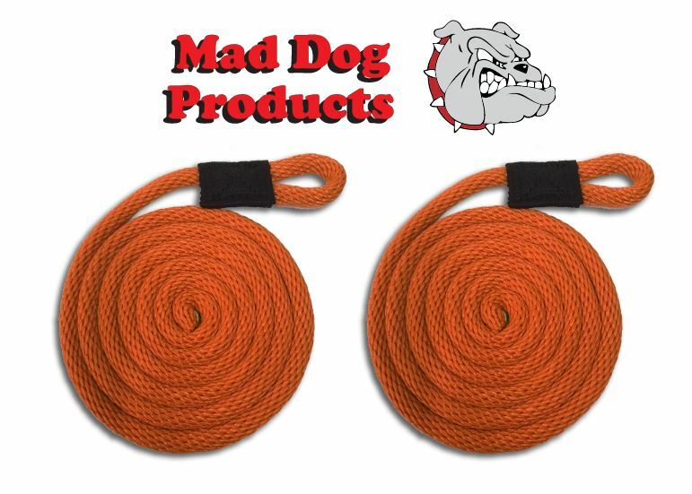 Mad Dog Orange Fender Line - 5/8" x 6' - Sold in Pairs - Made in the USA
