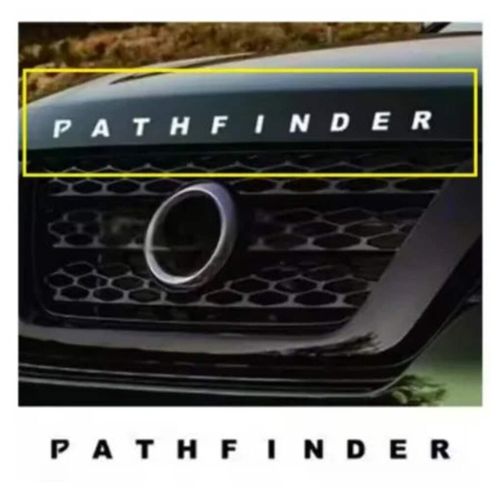 For Nissan Pathfinder Car Metal 3D Letters Hood Emblem Logo Badge Car Stickers S