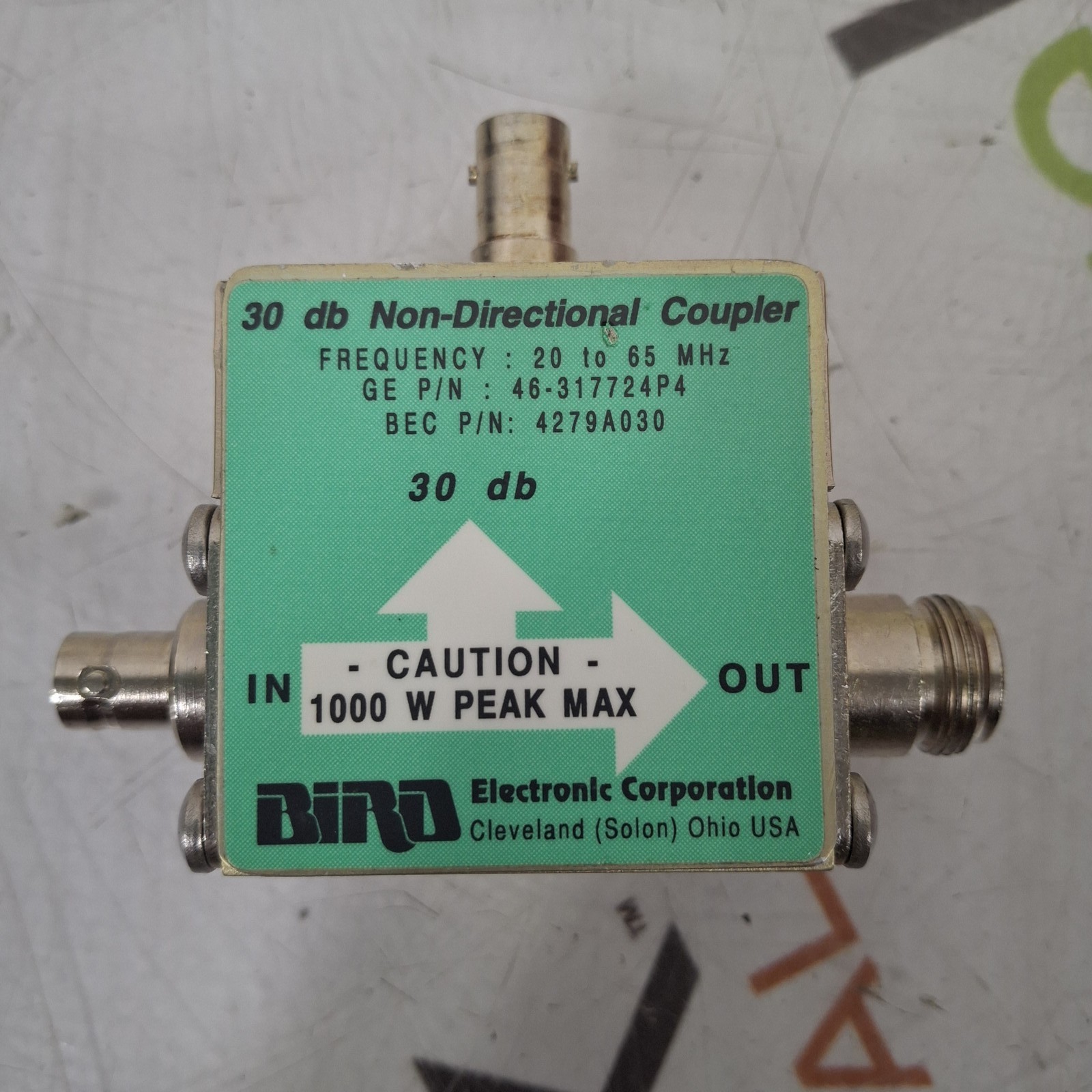 Bird Electronics 8314A030 Attenuator