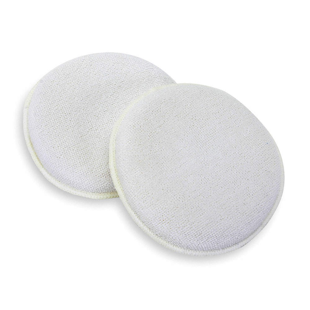 TOUGH GUY 2ZPE7 Applicator Pad,4 in L,White,PK2 2ZPE7