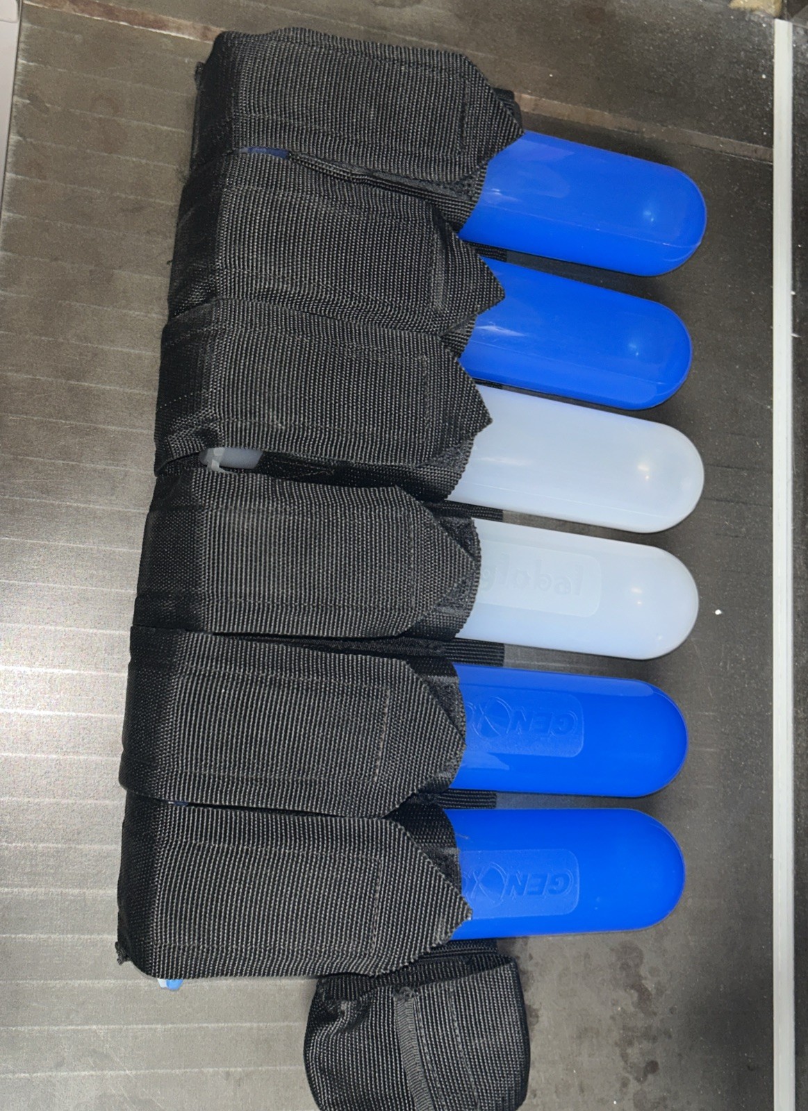 New 6 Pack Paintball Pod Pack Harness - Black Comes With Pods