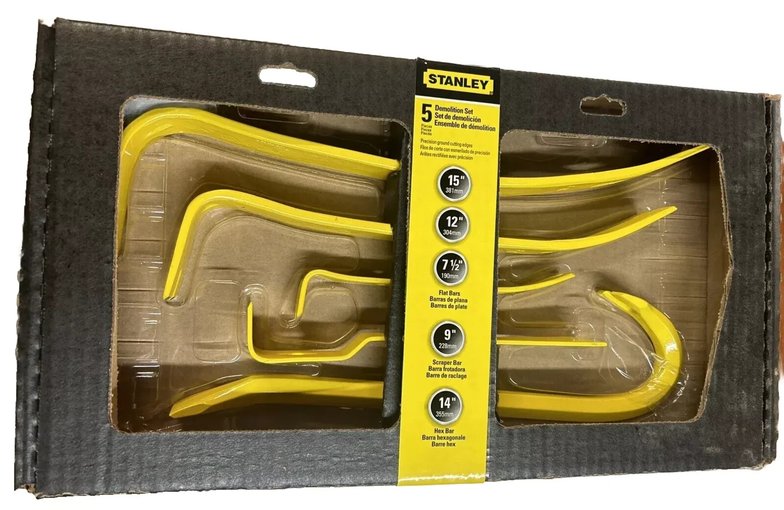 Stanley 5 Pc Pry Bar Demolition Set STHT55139