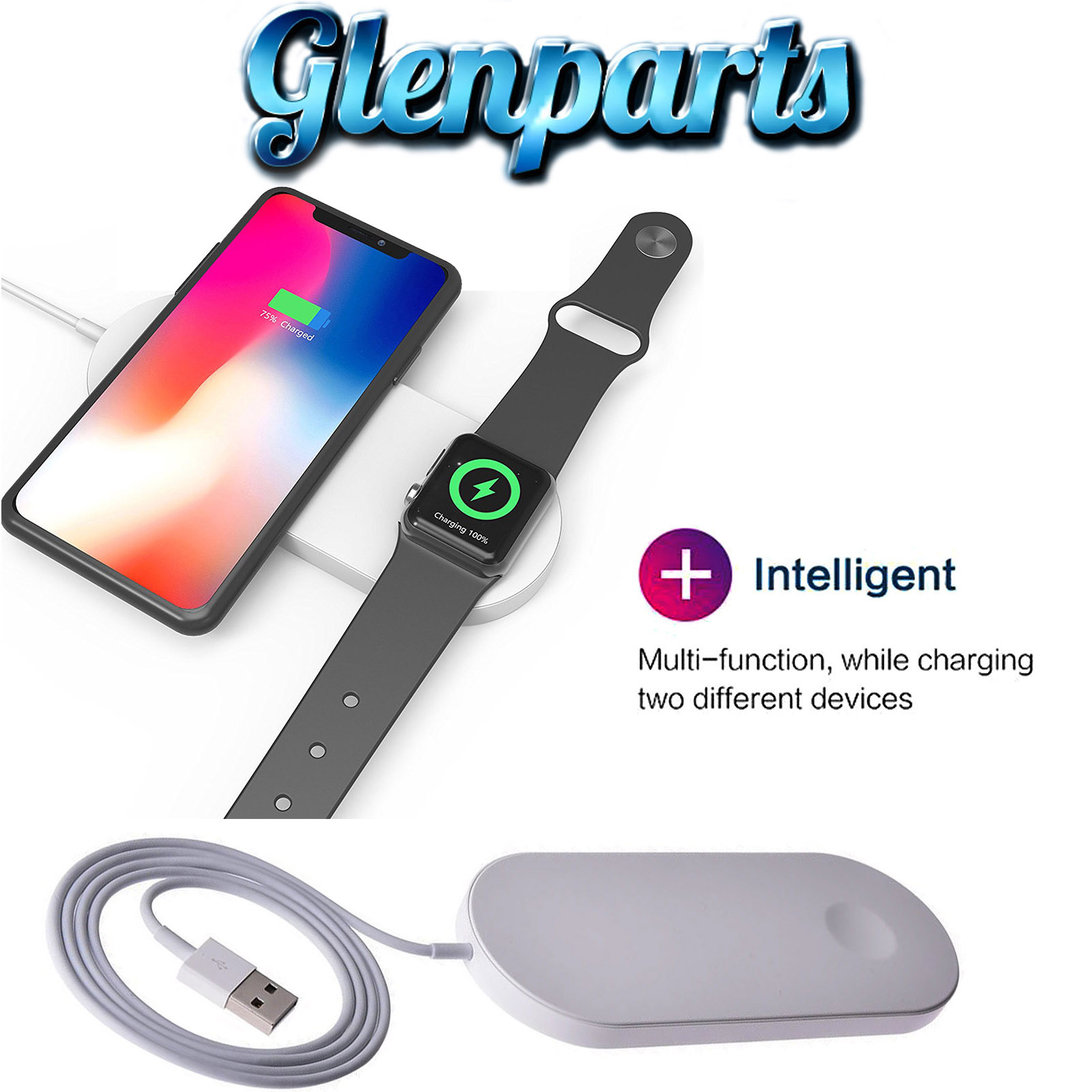 Fast Wireless Charger Dock 1m for Samsung S6/S6 Edge XGZ Qi-Enabled devices