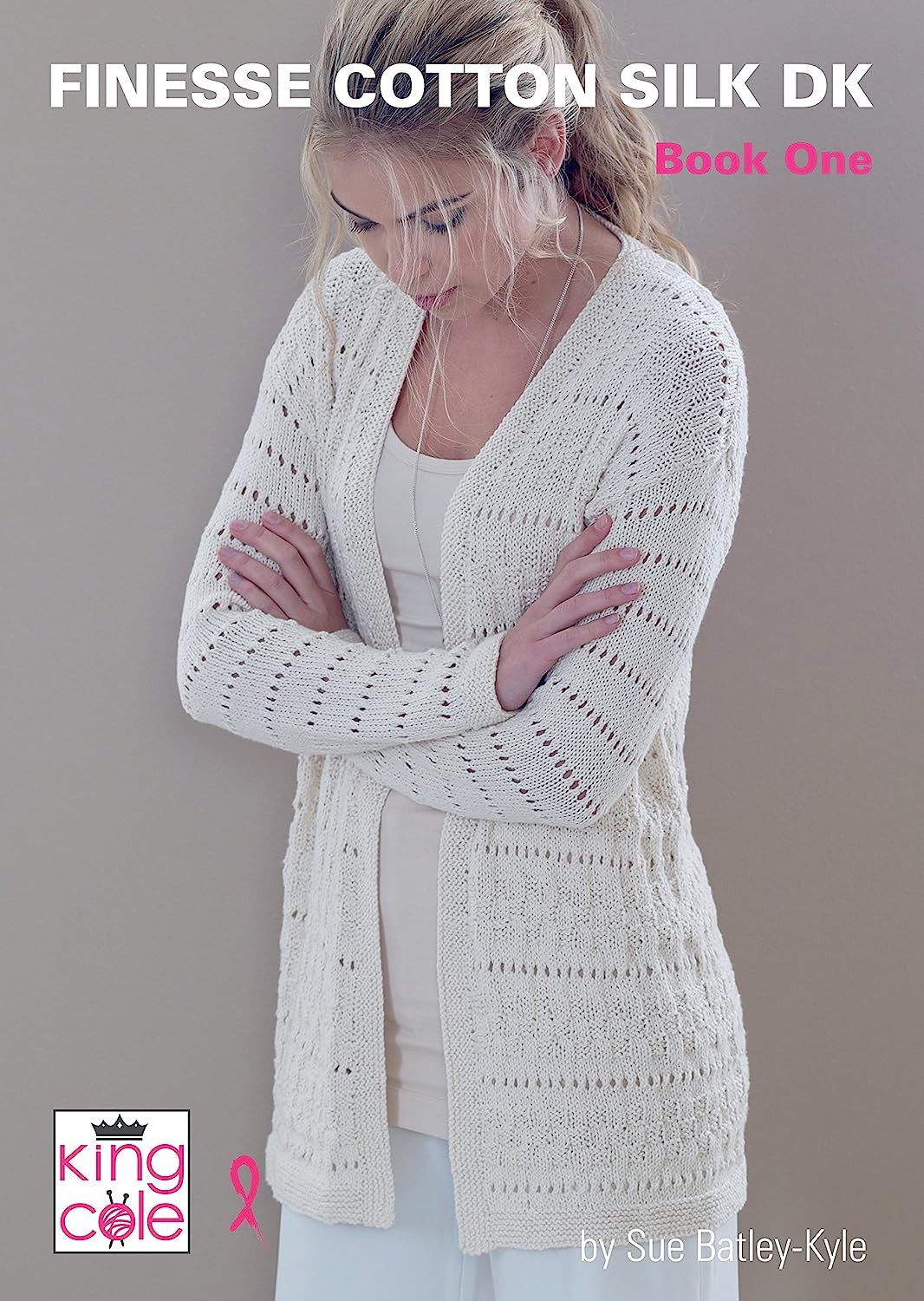King Cole Knitting Book Finesse Cotton Silk DK - book 1 - Ladies - Women - Girls