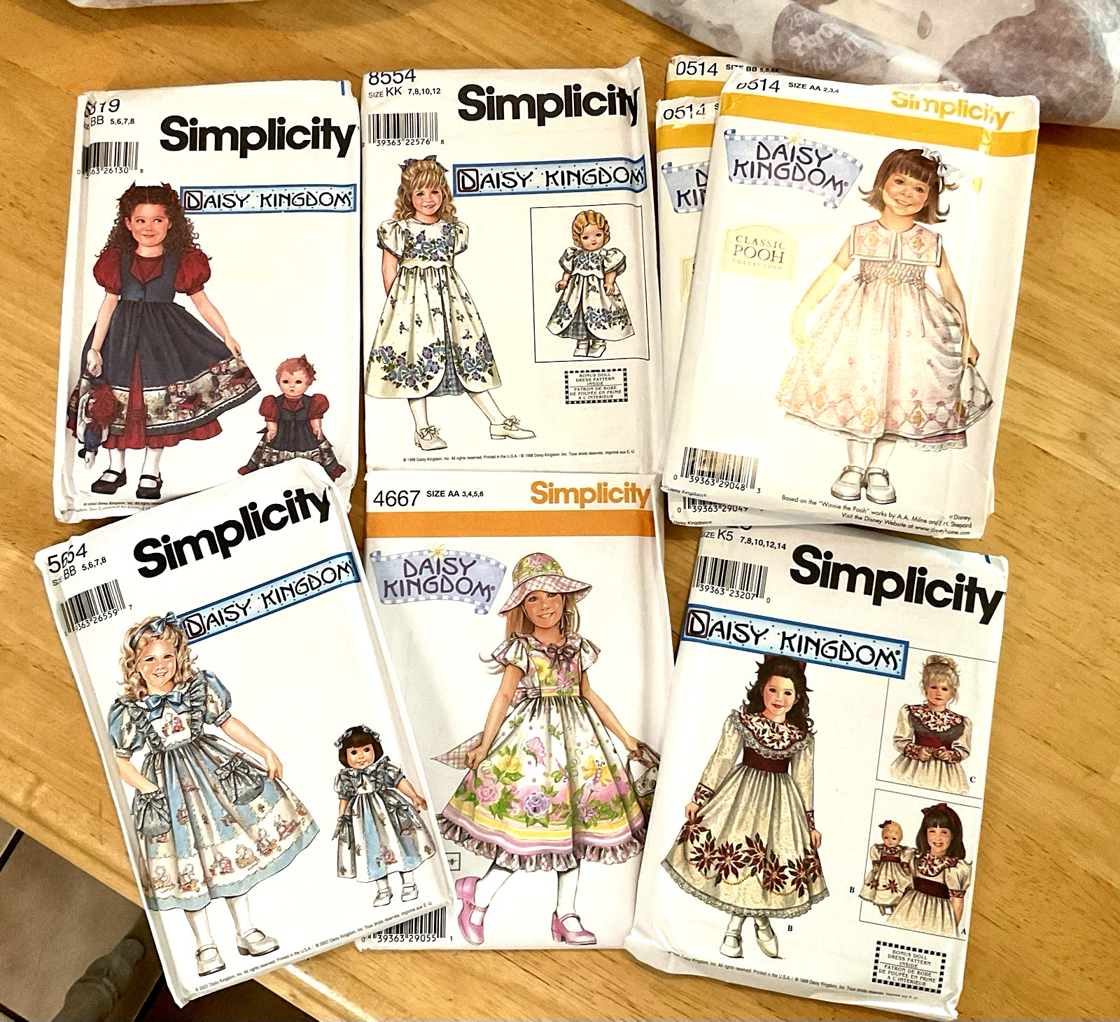 Daisy Kingdom Simplicity UNCUT Patterns- 10 Styles To Choose From